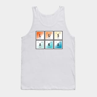 Lusaka City Table of Elements Tank Top
